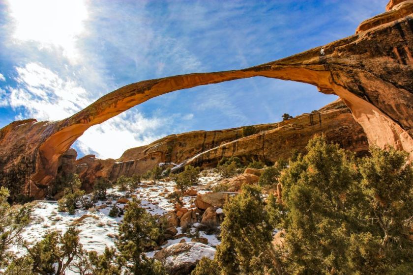 Landscape Arch in Arches National Park, Moab, UT – inspiration for my weekly list of free educational events and resources for the association community